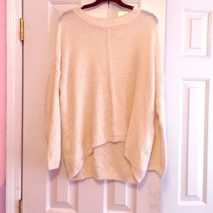 Knitted High-Low Sweater